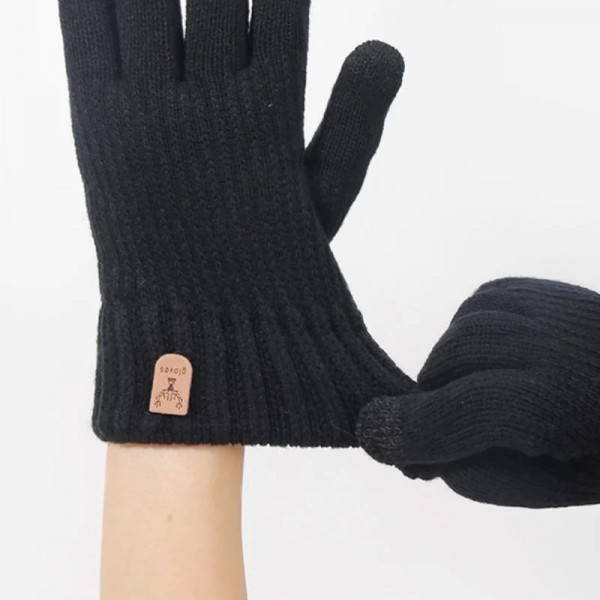 Gants chauds à doigts complets écran tactile laine UNIS pour hommes et femmes|5,39 €|OKKO MODE