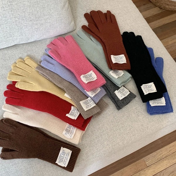 Gants en fourrure tricotés lapin mignon pour femmes et filles|8,09 €|OKKO MODE