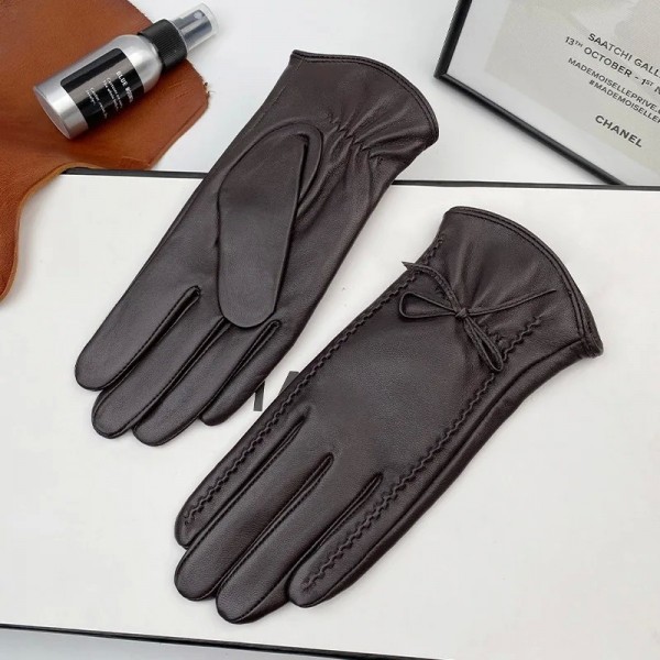 Gants en cuir épais femme, écran tactile, conduite chaud/froid|22,49 €|OKKO MODE