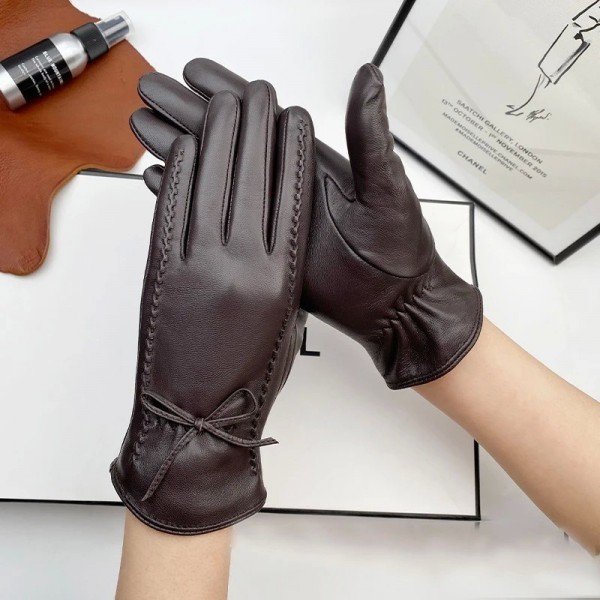 Gants en cuir épais femme, écran tactile, conduite chaud/froid|22,49 €|OKKO MODE