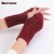 Gants d'Hiver Demi-Doigt Femme, Mitaines Unisexes Chaudes | $4.87 | OKKO MODE