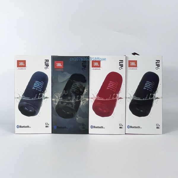 JBL-enceinte Bluetooth FLIP 6, Portable Étanche IPX7, Basse Stéréo Extérieure, Musique Circulation Indépendante, Original