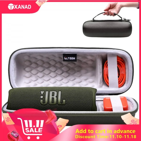LTGEM-OligHard Case for JBL Flip 6, 5 Speaker Protective, Carrying Storage Bag, Only Case