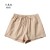 Short feminino de verão em algodão e linho, cintura alta | 5,84 $ | OKKO MODE