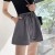Short feminino de verão em algodão e linho, cintura alta | 5,84 $ | OKKO MODE