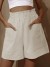 Pantalón corto mujer talla grande estilo casual piernas anchas cintura alta | 2,17 $ | OKKO MODE