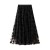 Blauer plissierter Tüllrock Damen, hohe Taille Maxi-Länge - Modischer Rock für Frühling/Sommer | 13,35 $ | OKKO MODE