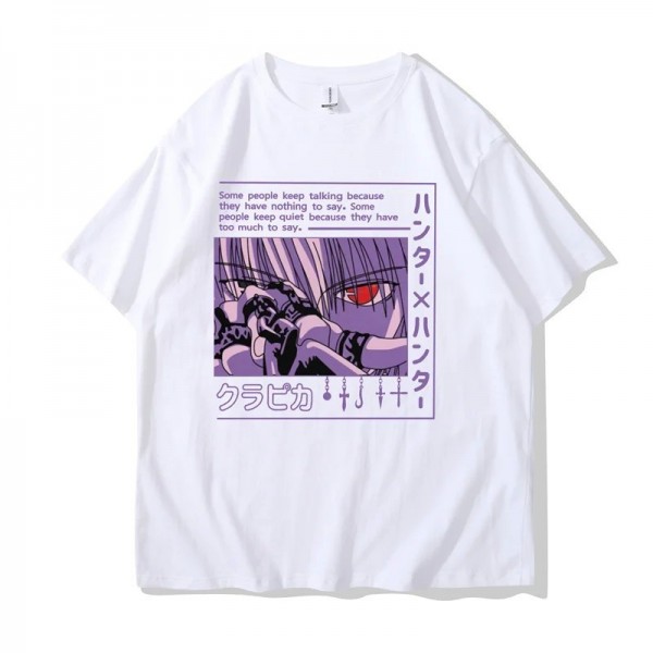 T-shirt manga Kurapika HxH pour hommes, col rond|10,79 €|OKKO MODE