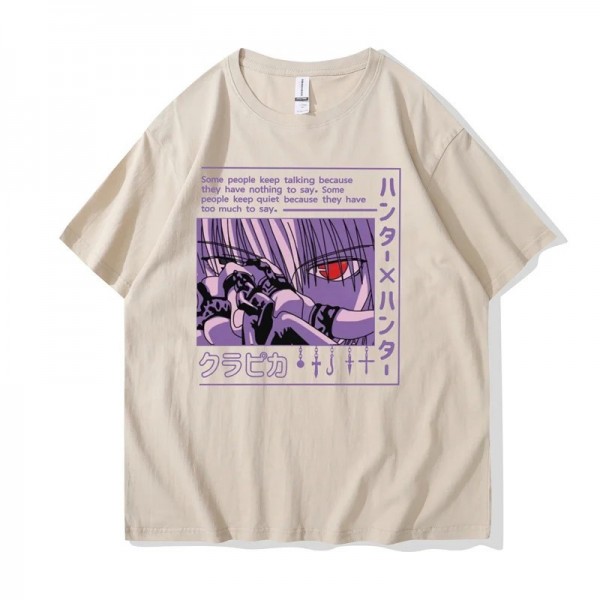 T-shirt manga Kurapika HxH pour hommes, col rond|10,79 €|OKKO MODE