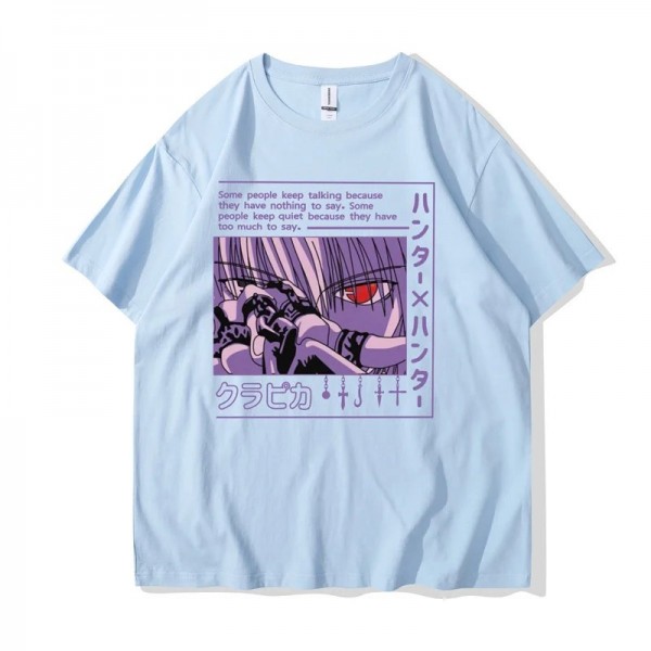 T-shirt manga Kurapika HxH pour hommes, col rond|10,79 €|OKKO MODE