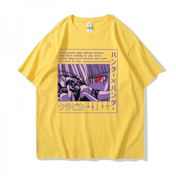 T-shirt manga Kurapika HxH pour hommes, col rond|10,79 €|OKKO MODE