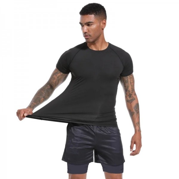 T-shirt de compression Hunter x Hunter dean M, haut de sport respirant pour l'été|12,59 €|OKKO MODE