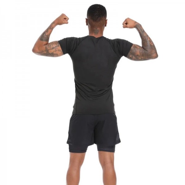 T-shirt de compression Hunter x Hunter dean M, haut de sport respirant pour l'été|12,59 €|OKKO MODE