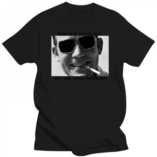 T-shirt à manches courtes pour hommes, col rond, chemise confortable et douce avec citation ELI de Hunter S Thompson|14,39 €|OKKO MODE