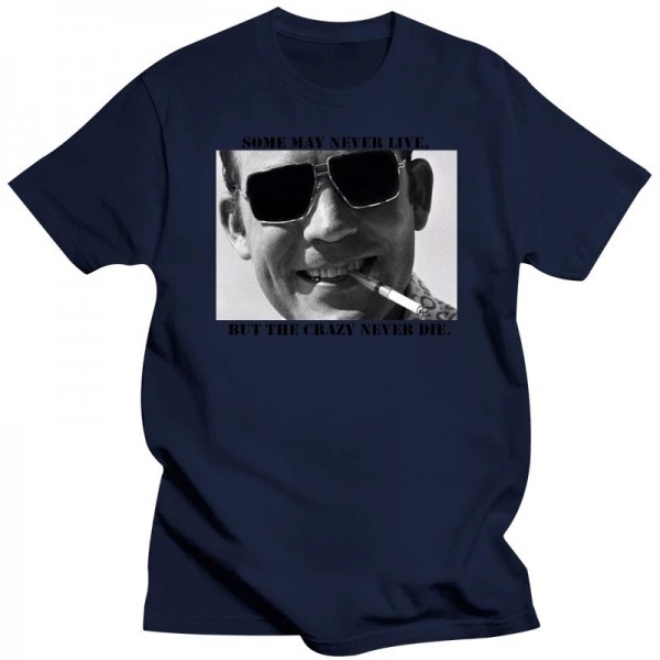 T-shirt à manches courtes pour hommes, col rond, chemise confortable et douce avec citation ELI de Hunter S Thompson|14,39 €|OKKO MODE