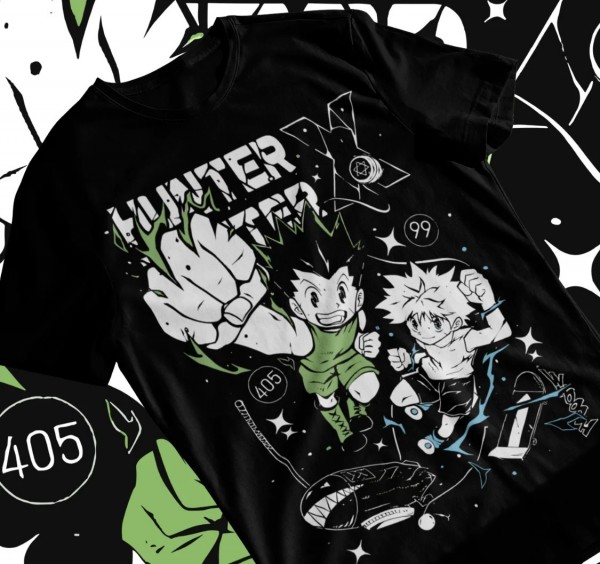 Hisoka Anime T-Shirt, Manga Gon Killua Hunter Shirt|19,79 €|OKKO MODE