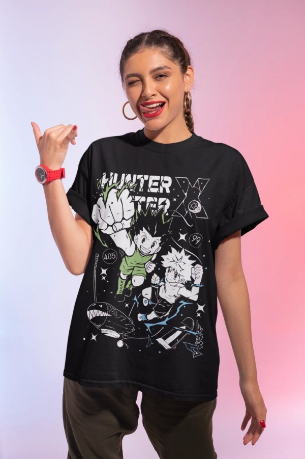 Hisoka Anime T-Shirt, Manga Gon Killua Hunter Shirt|19,79 €|OKKO MODE