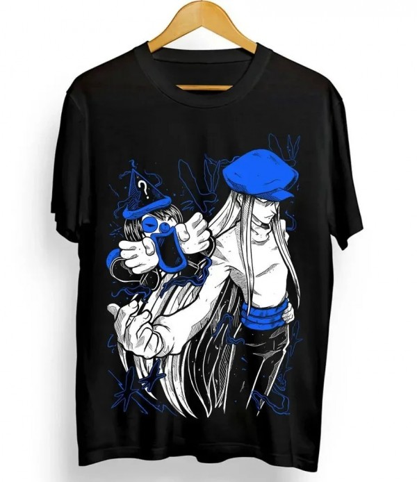 Hunter X Hunter Kite T-Shirt pour Femme, Anime Manga HxH, T-Shirt Noir, Chemises Toutes Tailles pour Femme, Vêtements Gothiques,