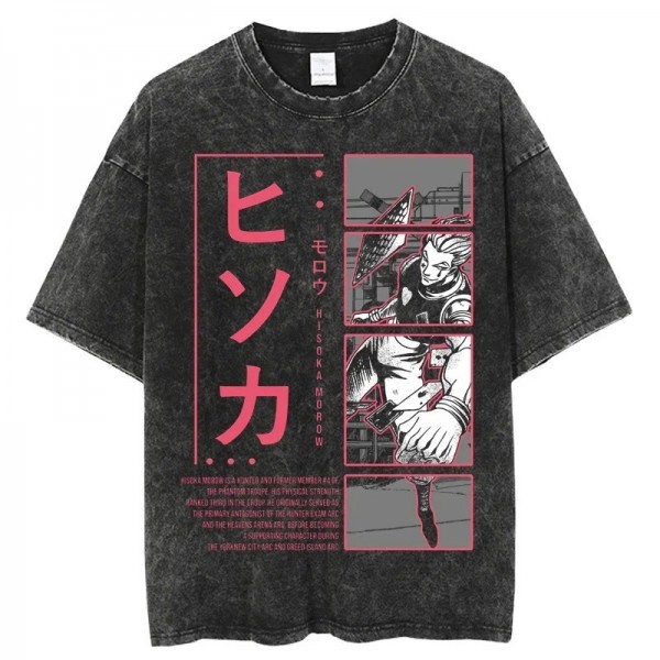 T-shirt japonais vintage unisexe streetwear manga Harajuku chasseur X chasseur|23,39 €|OKKO MODE