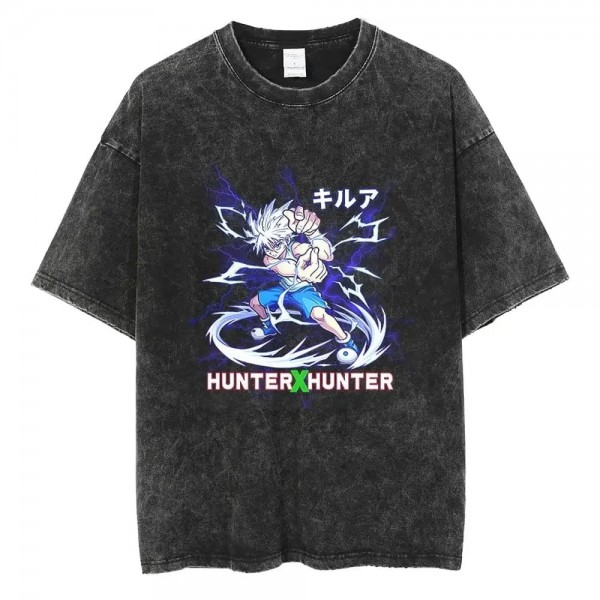 T-shirt japonais vintage unisexe streetwear manga Harajuku chasseur X chasseur|23,39 €|OKKO MODE