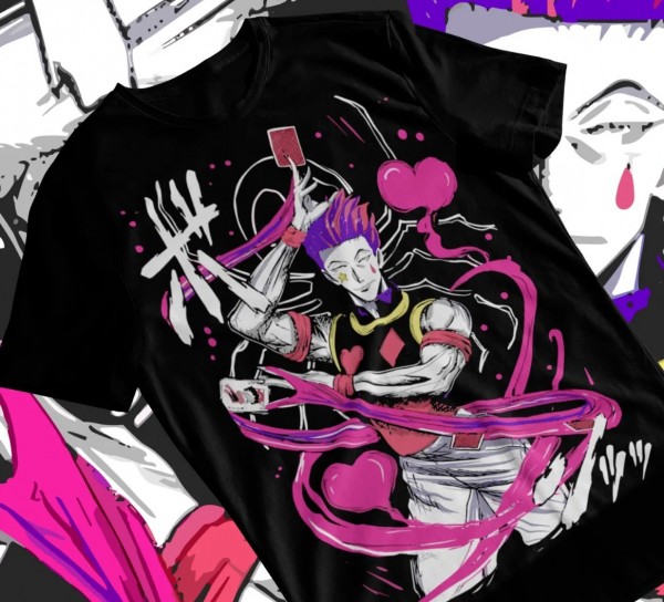 T-shirt unisexe Hisoka Hunter X Hunter, T-shirt doux, T-shirt anime, Bande manga HXH