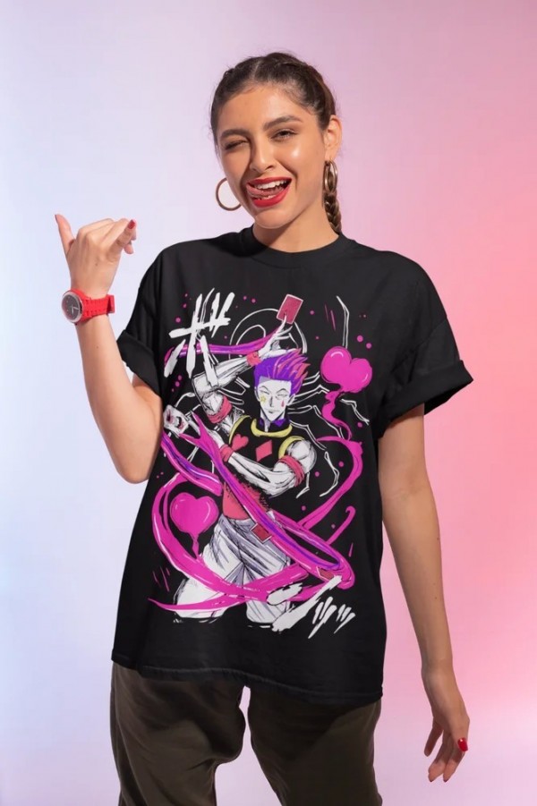 T-shirt unisexe Hisoka Hunter X Hunter, doux et anime|20,69 €|OKKO MODE