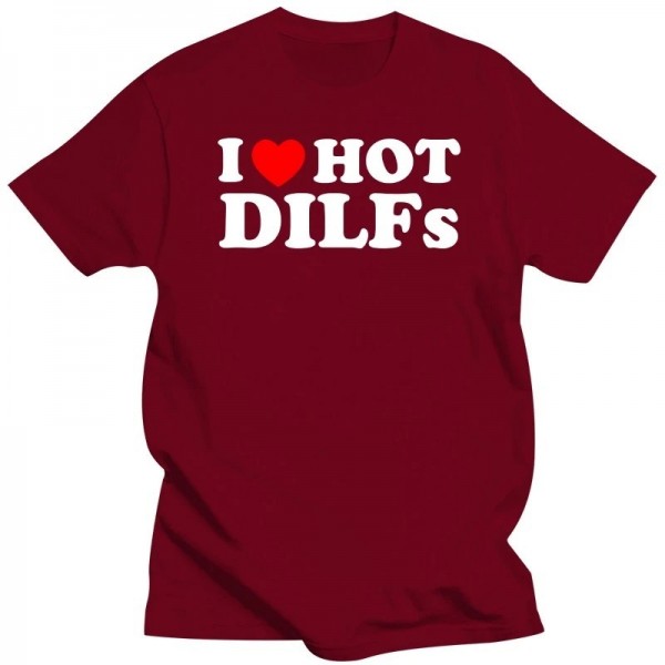 T-shirt à manches courtes I Love DILFs, Dad Hunter Sugar Assessors|14,39 €|OKKO MODE