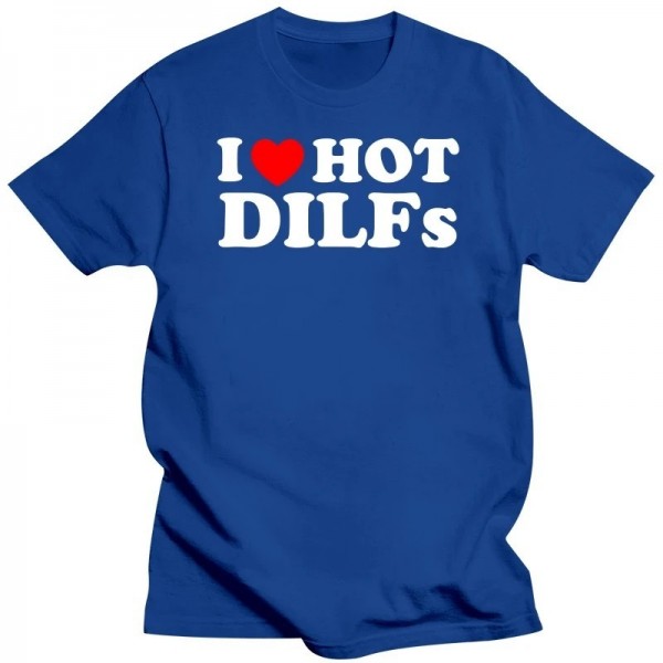 T-shirt à manches courtes I Love DILFs, Dad Hunter Sugar Assessors|14,39 €|OKKO MODE