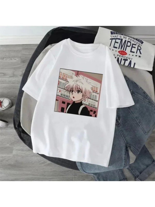 T-shirt Anime Hunter X Hunter Hisoka Killua Zoldyck Kawaii Fun Harajuku Kurapika|8,09 €|OKKO MODE