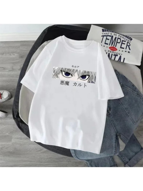 T-shirt Anime Hunter X Hunter Hisoka Killua Zoldyck Kawaii Fun Harajuku Kurapika|8,09 €|OKKO MODE