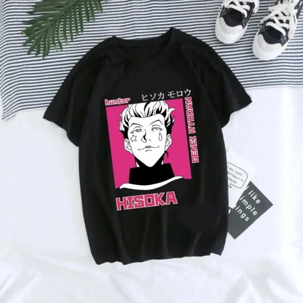 T-shirt Anime Hunter X Hunter Hisoka Killua Zoldyck Kawaii Fun Harajuku Kurapika|8,09 €|OKKO MODE