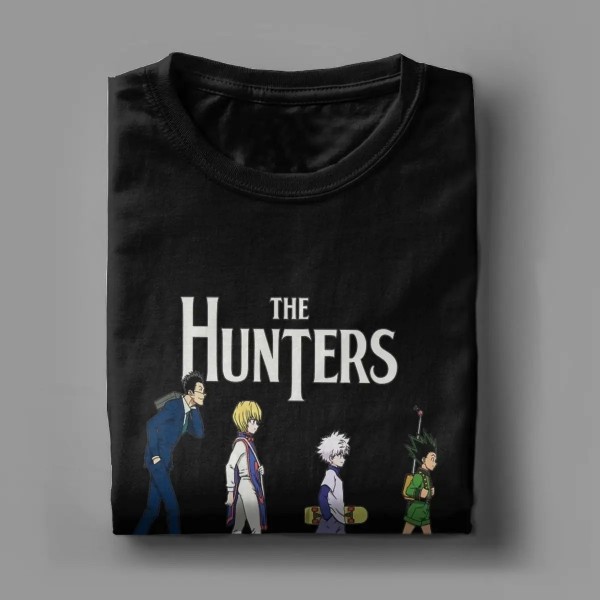 T-Shirt à Manches Courtes en Pur Coton pour Homme, Vêtement Col Ras du Cou Manga Animé HXH Kurapika|15,29 €|OKKO MODE