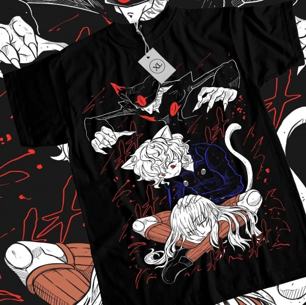T-Shirt Neferpitou Hunter X Hunter, Manga Bande Horreur Anime Tailles