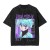 T-shirt Killua Zoldyck pour homme et femme en coton délavé surdimensionné manga années 90 nostalgique vintage | 25,35 $ | OKKO MODE
