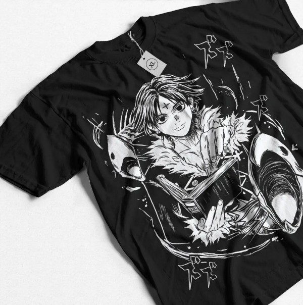 Chrollo PleHunter X Hunter T-Shirt, Manga HXH Kawaii Anime Shirt