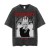 T-shirt Hisoka Morow Washed pour femme, streetwear hip hop vintage manga HxH | $26.32 | OKKO MODE