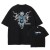T-shirt vintage lavé anime Hunter, oversize streetwear Harajuku manga Kurapika Gon Y tee | $20.47 | OKKO MODE