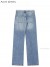 Pantalón de mujer estilo patchwork, talla media - Moda femenina | 28,27 $ | OKKO MODE