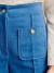 Pantalon en denim taille haute pour femme, décoration de bouton de poche et couture tridimensionnelle | 76,58 $ | OKKO MODE