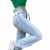 Jean droit bleu clair femme coupe slim haute élasticité | 24,86 $ | OKKO MODE