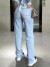 Jean droit micro-élastique pour femme, ample et confortable | 24,87 $ | OKKO MODE