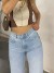 Jean droit micro-élastique pour femme, ample et confortable | 24,87 $ | OKKO MODE