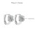 Boucles d'Oreilles Créoles Moissanite en Argent Sterling GRA S925, Fermoirs d'Oreille, Bijoux Fins Originaux, Neuf, Document D, | 20,58 $ | OKKO MODE