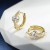 Boucles d'Oreilles Créoles Moissanite en Argent Sterling GRA S925, Fermoirs d'Oreille, Bijoux Fins Originaux, Neuf, Document D, | 20,58 $ | OKKO MODE