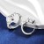 Boucles d'Oreilles Créoles Moissanite en Argent Sterling GRA S925, Fermoirs d'Oreille, Bijoux Fins Originaux, Neuf, Document D, | 20,58 $ | OKKO MODE