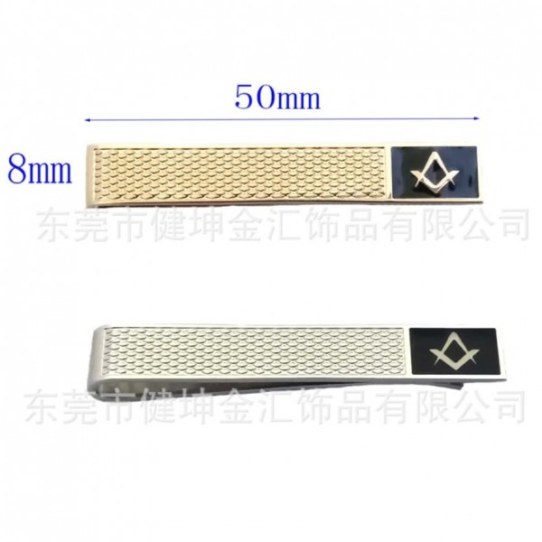 Lot de 10 clips maçonniques pour hommes, grille motif franc-maçon épingle barre gratuit bijoux accessoire vente en gros
