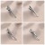 Ensemble de pinces à cravate et boutons de manchette pour homme, 8 pièces dans boîte cadeau - Souvenir d'invités mariage | 12,96 $ | OKKO MODE