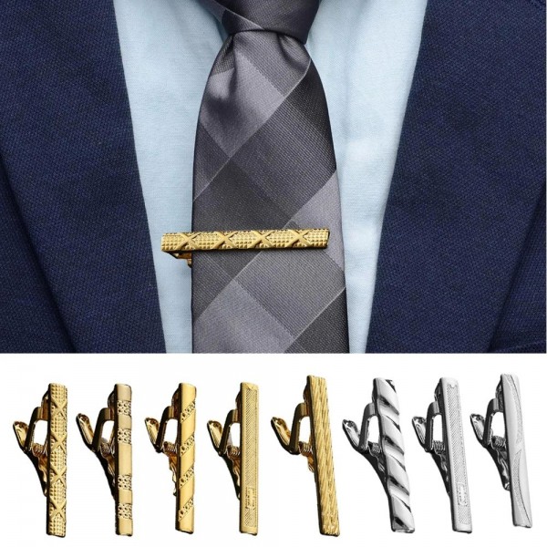 Épingles en métal multi-styles pour hommes, décoration de qualité et clip trempé d'affaires de luxe