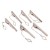 Fermoir à Cravate en Argent pour Homme, Accessoire de Mariage | 2,92 $ | OKKO MODE