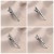 Ensemble de boutons de manchette en métal pour hommes avec boîte-cadeau, bijoux de luxe | $19.50 | OKKO MODE